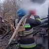 В одному із населених пунктів Есманської громади рятувальники ліквідовували пожежу, спричинену ворожим обстрілом + відео