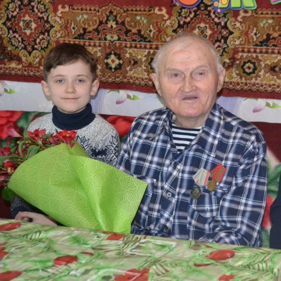 Сьогодні, 28 лютого, глухівчанин Єгор Олексійович ДМИТРІЄВ приймав вітання з нагоди свого 100-ліття